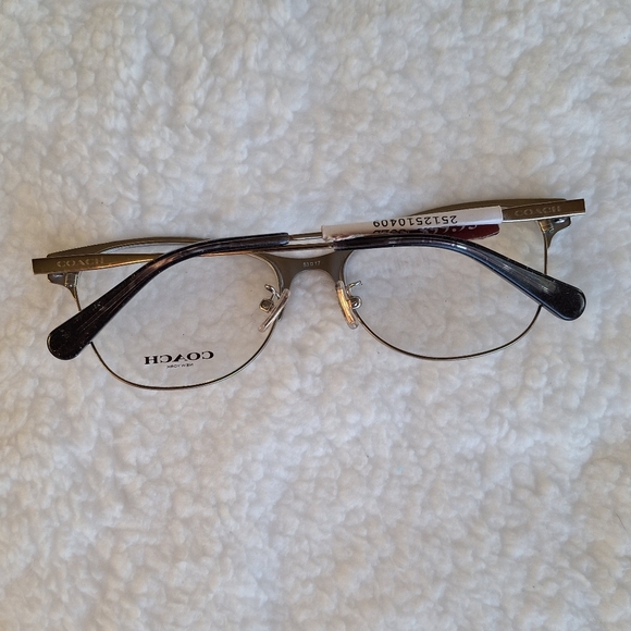 Coach Silver Frame Glasses for NEW Lenses - Picture 4 of 10